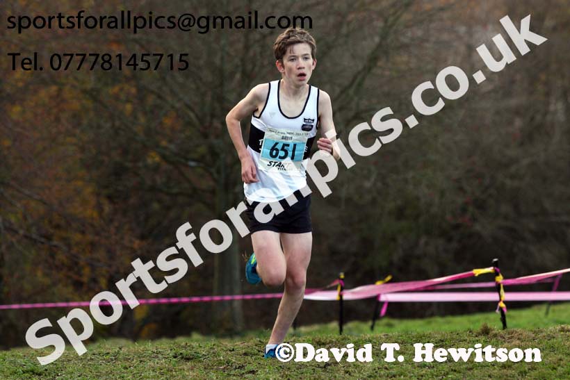 Mens under-17s 2017 Start Fitness North Eastern Harrier League, Aykley Heads, Durham. Photo:  David T. Hewitson/Sports for All Pics